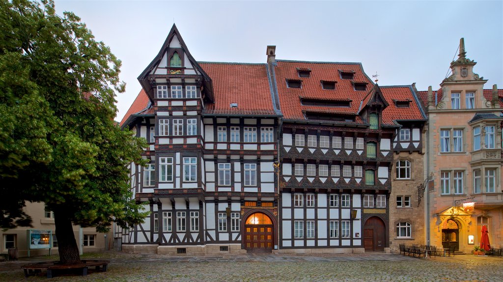 Castle Square showing heritage elements