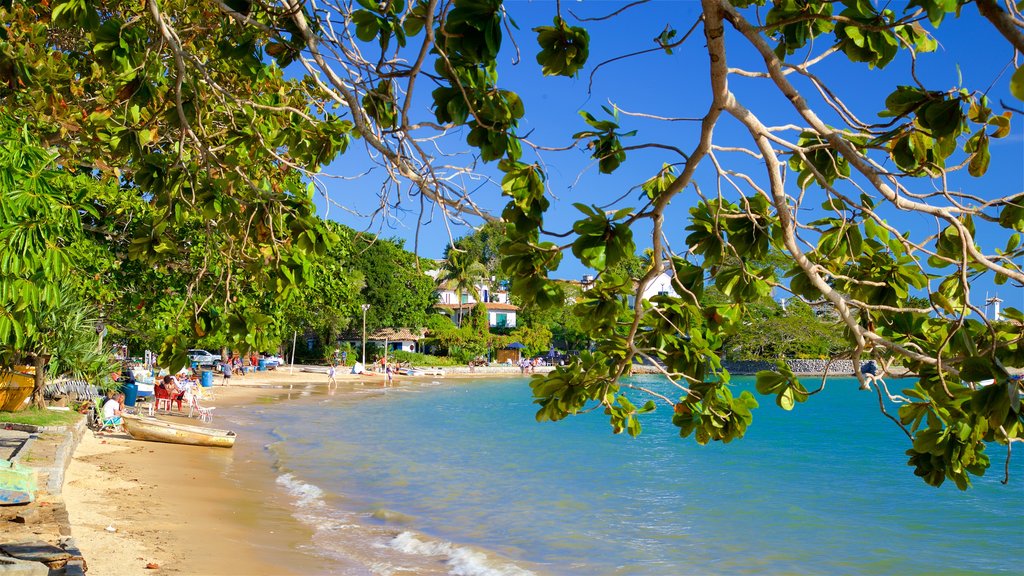 Praia dos Ossos mostrando paisagens litorâneas e uma praia de areia