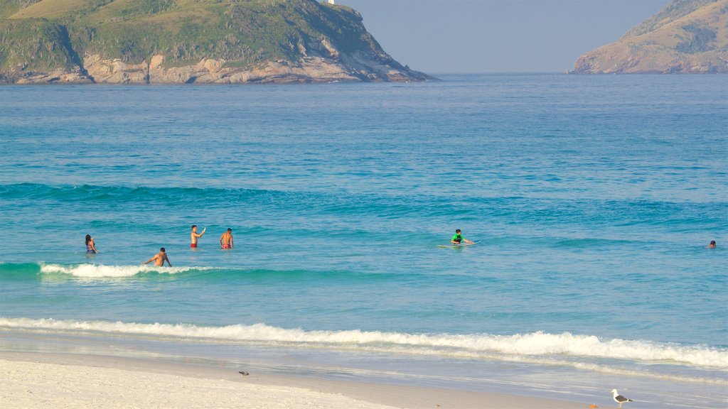 Plage Dunas mettant en vedette paysages côtiers, une plage de sable et nage