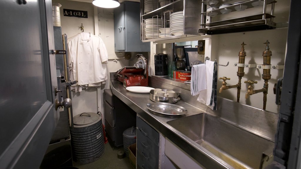 USS Slater showing interior views