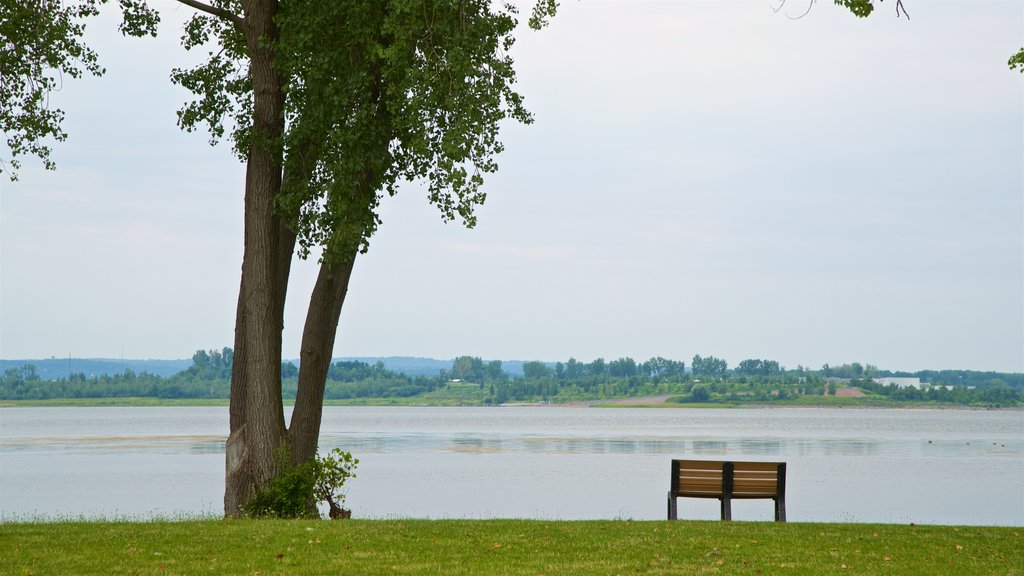 Onondaga Lake Park que inclui um jardim e um lago ou charco