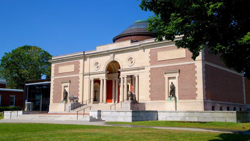 Bowdoin College Museum of Art som visar historisk arkitektur