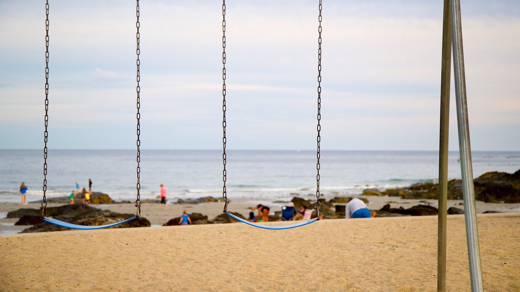 Mother\'s Beach which includes a sandy beach and general coastal views