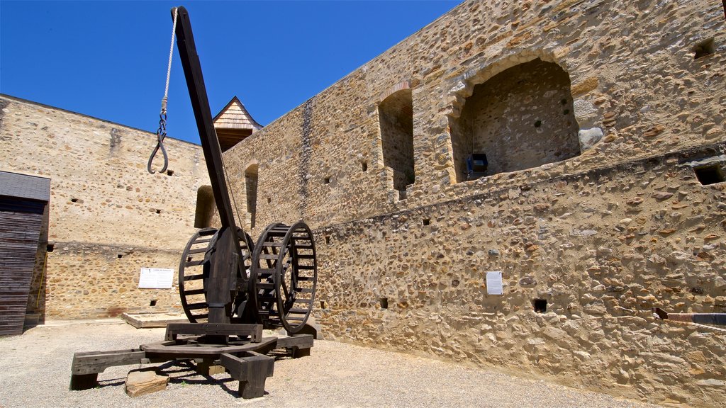 Castillo de Mauvezin ofreciendo elementos del patrimonio