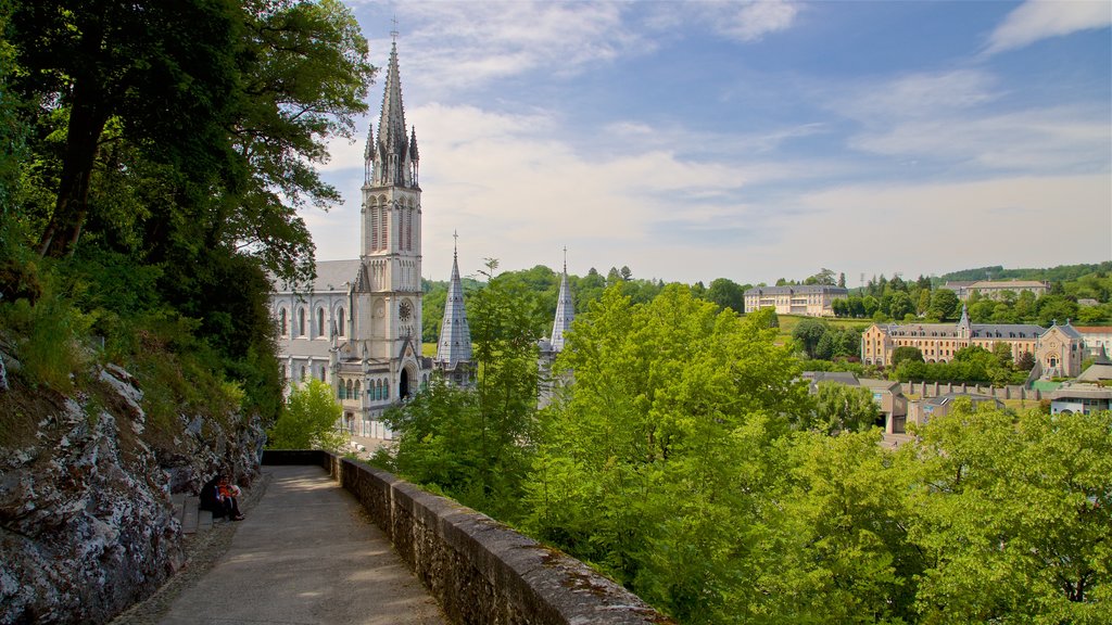 Basílica de Nuestra Señora de la Inmaculada Concepción de Notre Dame que incluye arquitectura patrimonial y una iglesia o catedral