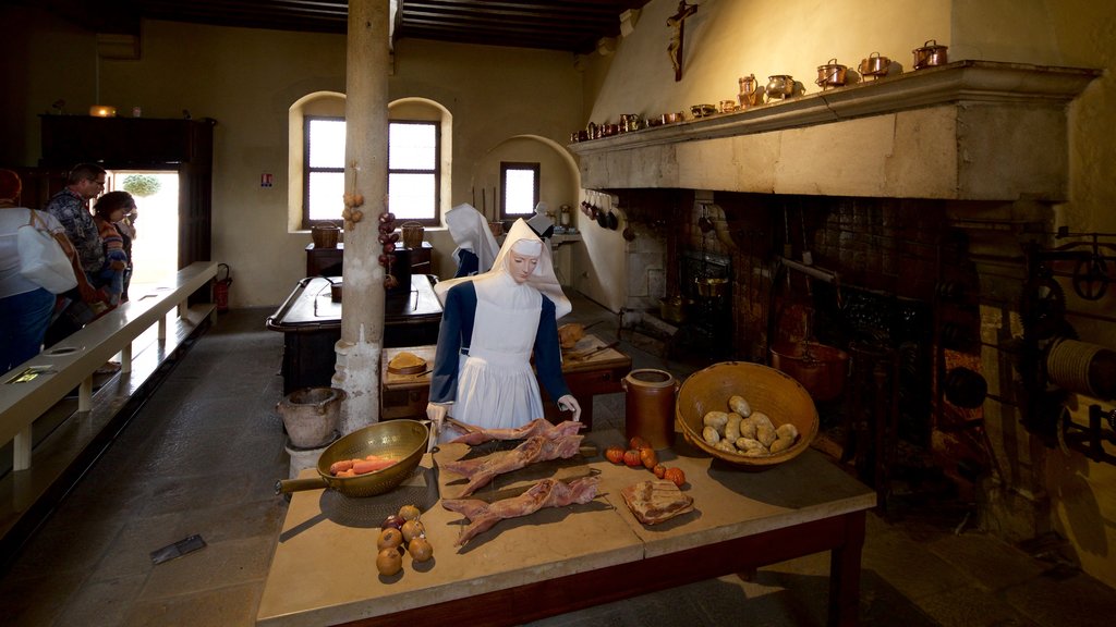 Hotel Dieu showing interior views as well as a small group of people