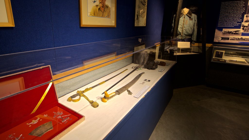 Strategic Air Command and Aerospace Museum showing interior views