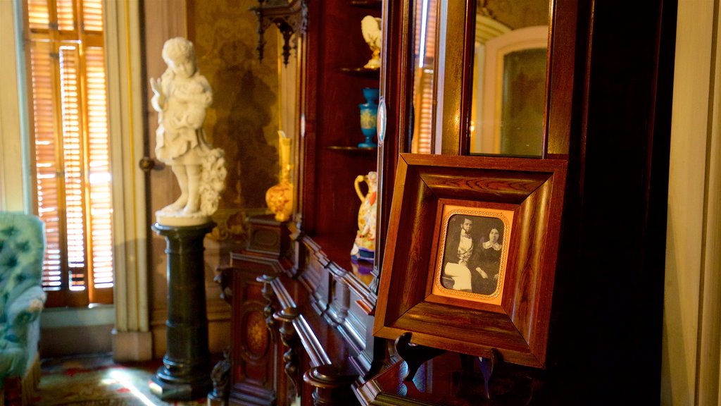 Victoria Mansion showing art, heritage elements and interior views