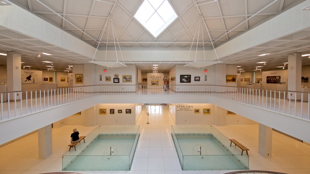 Stuhr Museum of the Prairie Pioneer featuring interior views