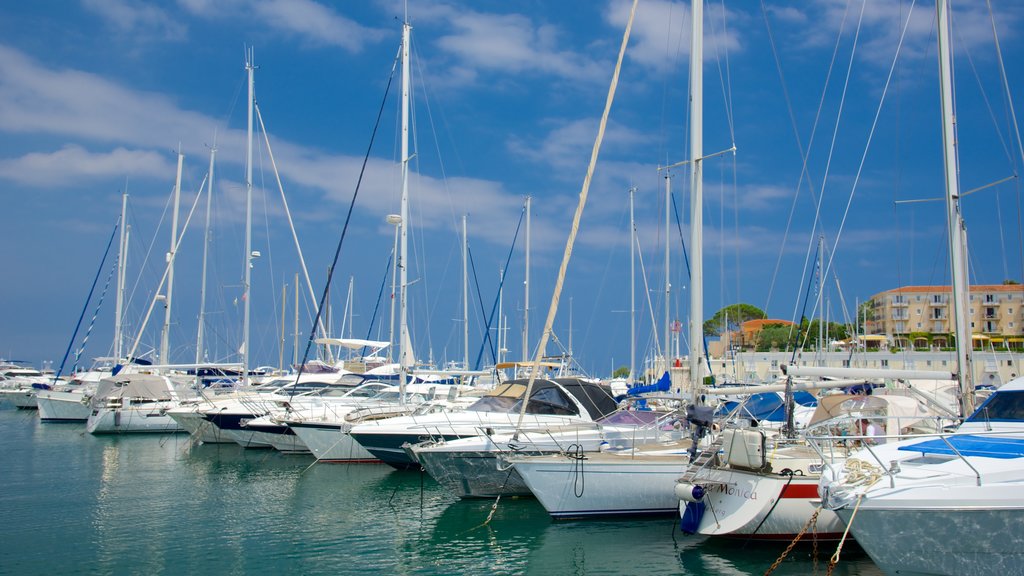 Monaco which includes a bay or harbour