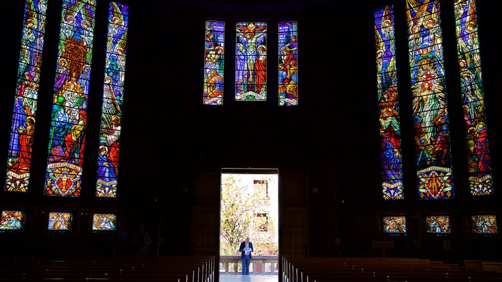 Église St-Blaise which includes interior views and a church or cathedral