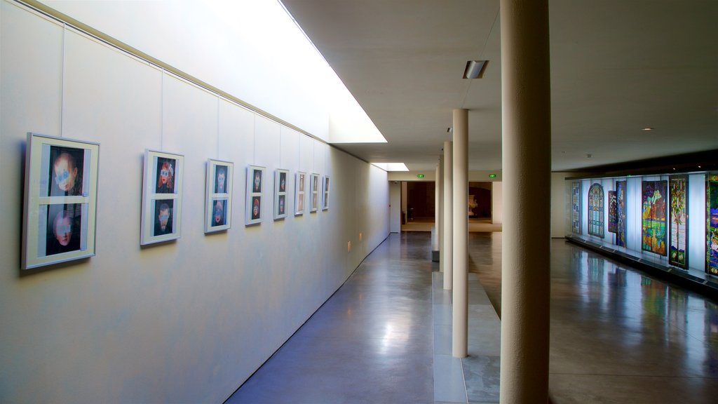 Musée des Beaux Arts showing art and interior views