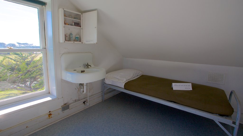 Point Pinos Lighthouse showing interior views