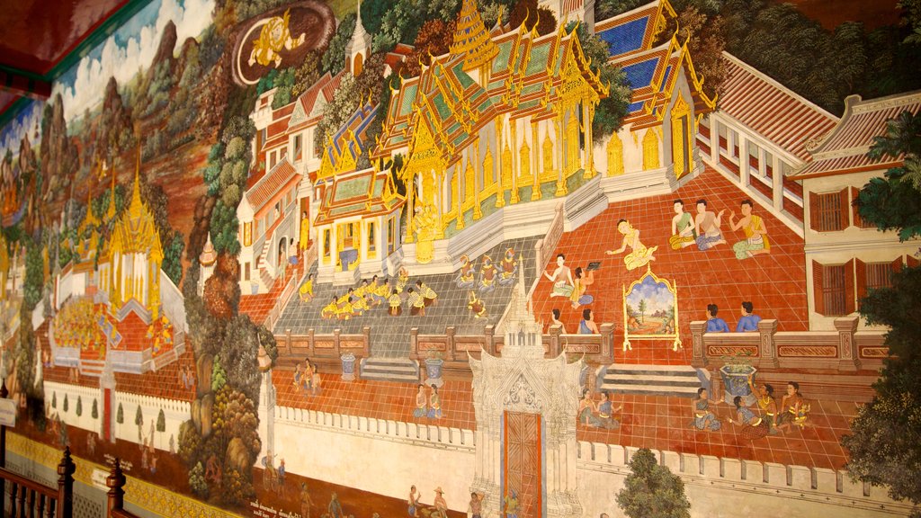 Grand Palace featuring interior views and art