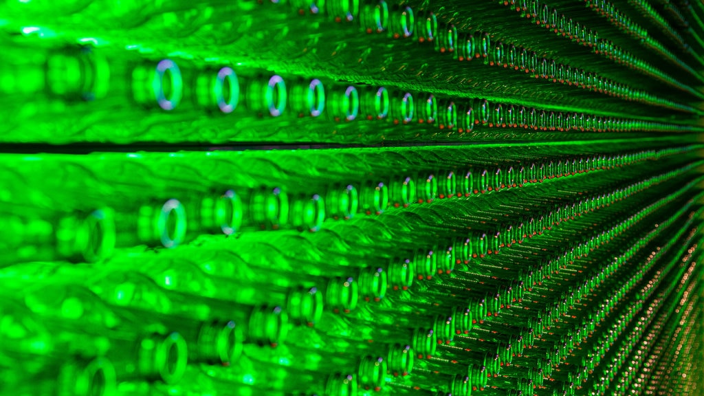 Heineken Experience showing interior views