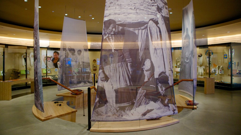 Natural History Museum of Utah showing interior views