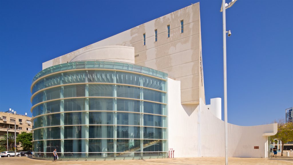 Habima Theatre showing modern architecture