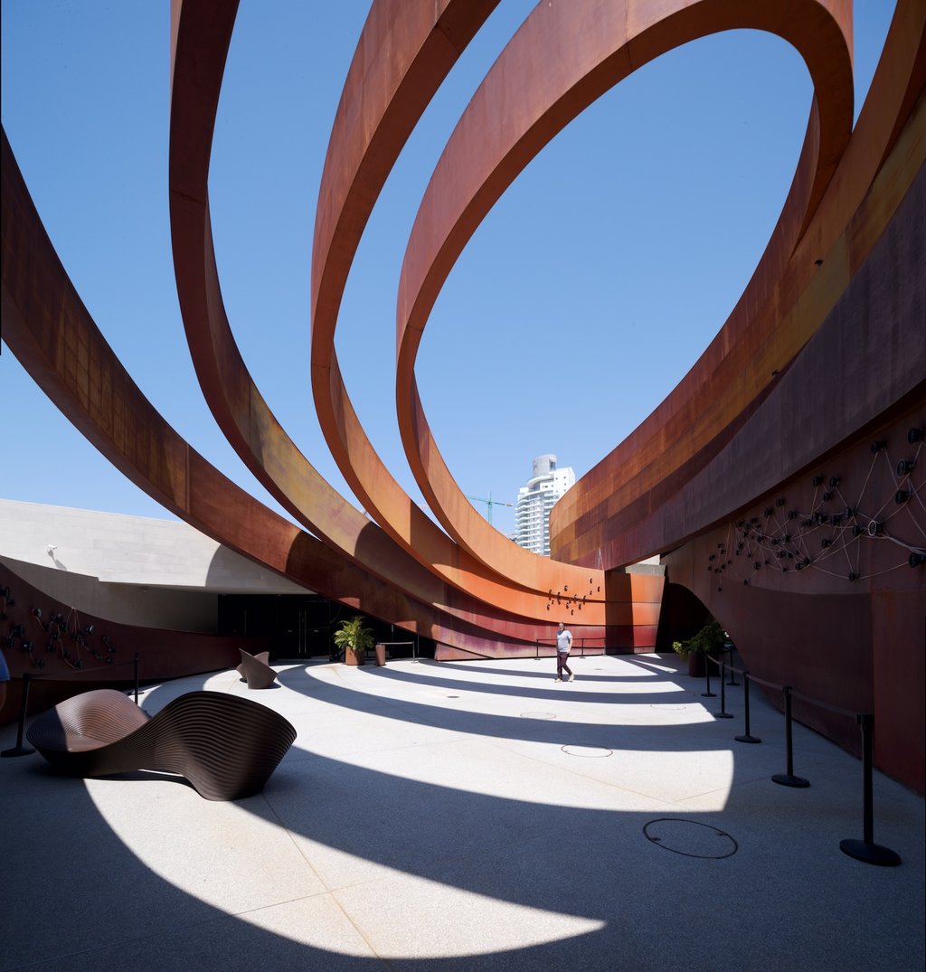 Design Museum Holon showing modern architecture