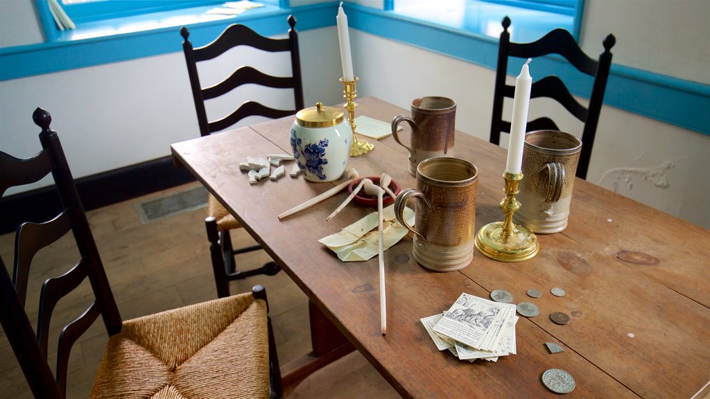 Old Barracks Museum featuring heritage elements, a house and interior views