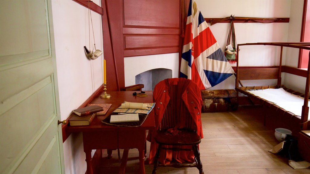 Old Barracks Museum featuring heritage elements, a house and interior views