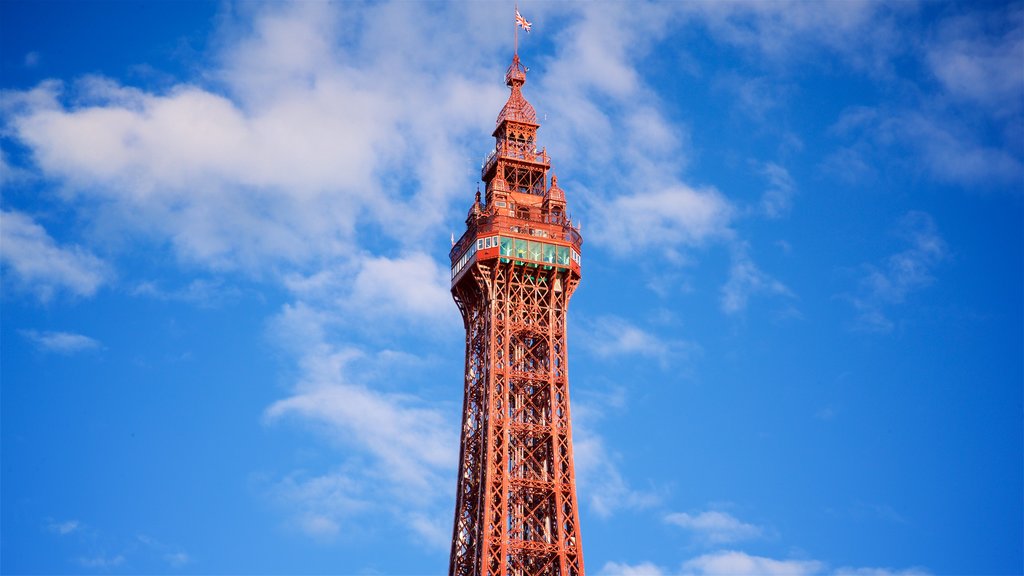 Blackpool Tower showing heritage architecture