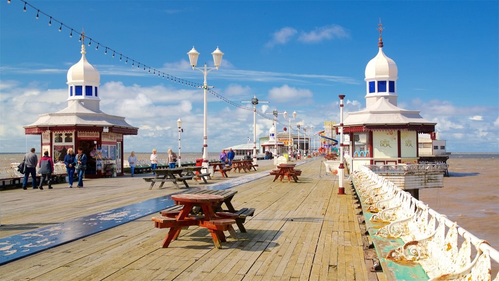 North Pier as well as a small group of people