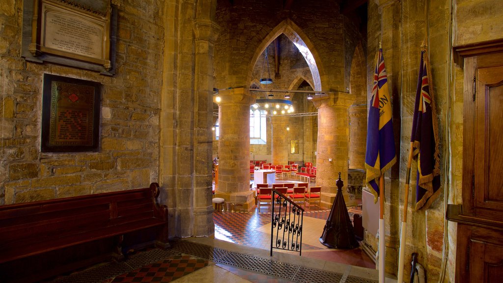 Church of the Holy Sepulchre showing heritage elements and interior views