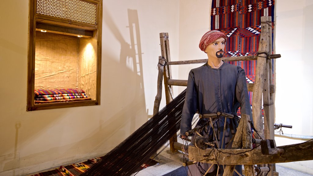 Jordan Folklore Museum showing interior views