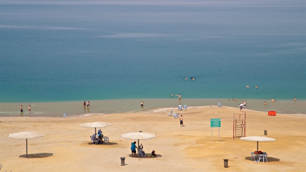 Sweimeh ofreciendo vistas generales de la costa, natación y una playa