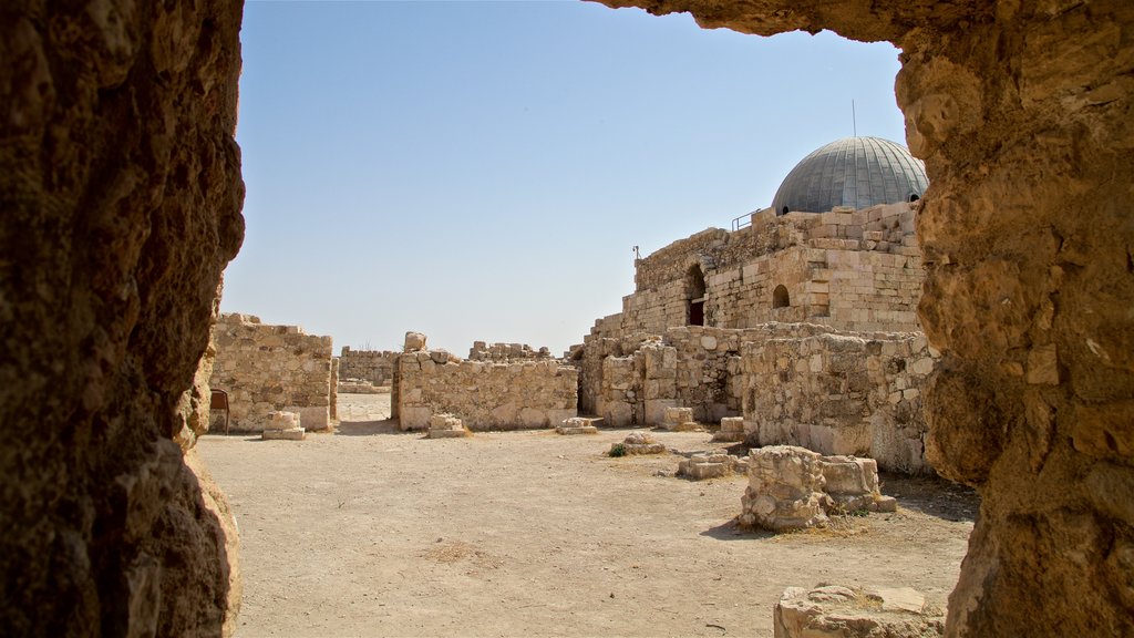 Palacio Ummayed ofreciendo una ruina y elementos del patrimonio