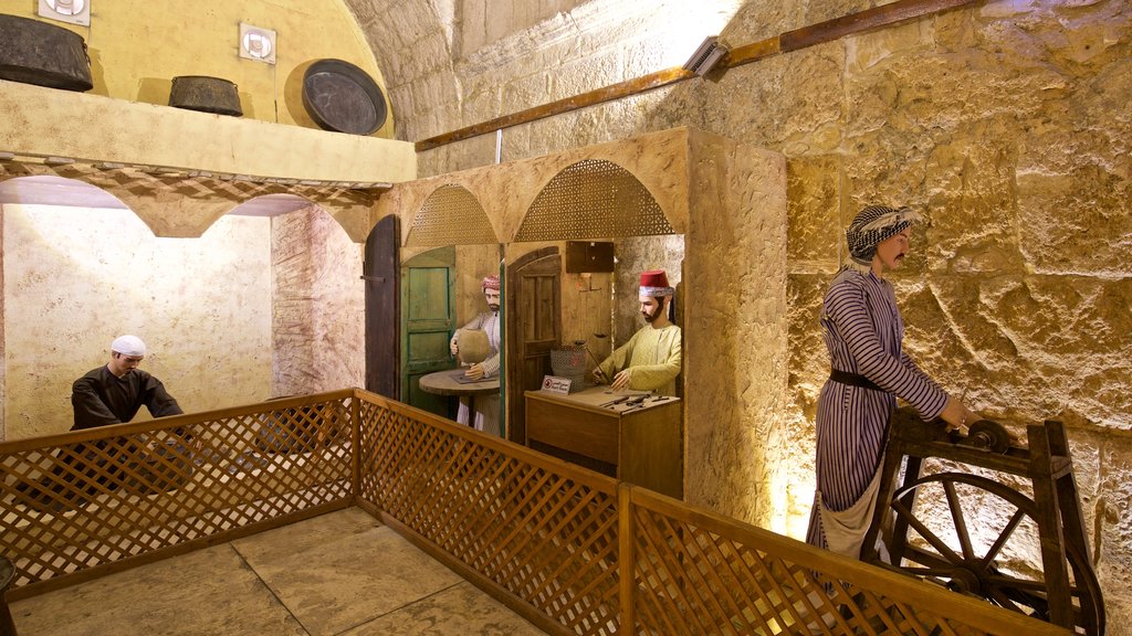 Jordan Folklore Museum showing interior views