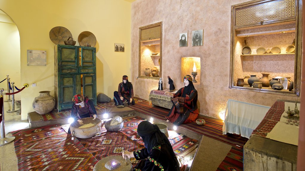 Jordan Folklore Museum showing interior views