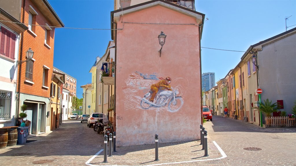 Rimini which includes outdoor art