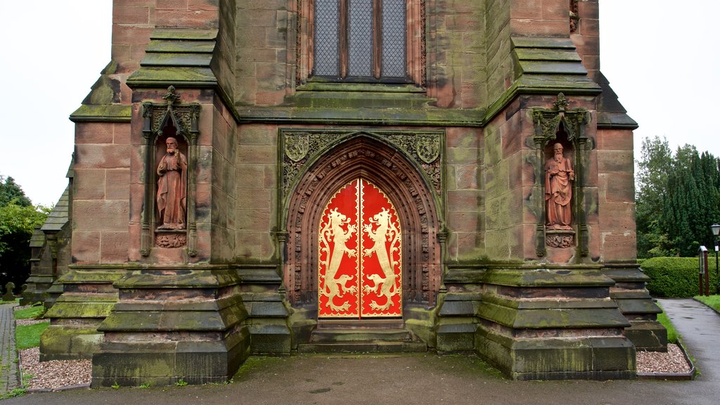 St Giles Catholic Church showing heritage elements and a church or cathedral