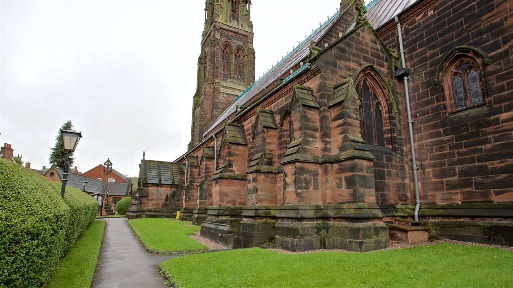 St Giles Catholic Church featuring a church or cathedral and heritage architecture