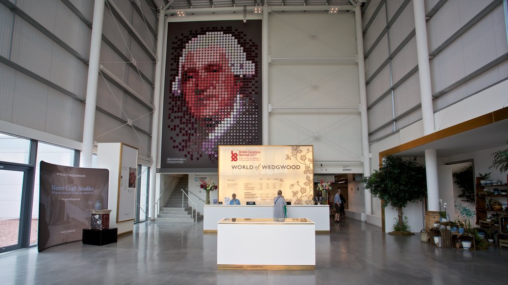 Wedgwood Visitor Centre showing interior views and art