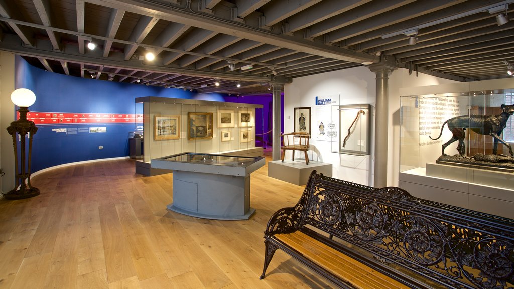 Coalbrookdale Museum of Iron menunjukkan pemandangan interior