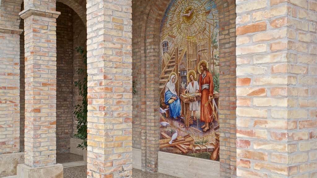 Santuario della Madonna dello Splendore showing religious elements and art