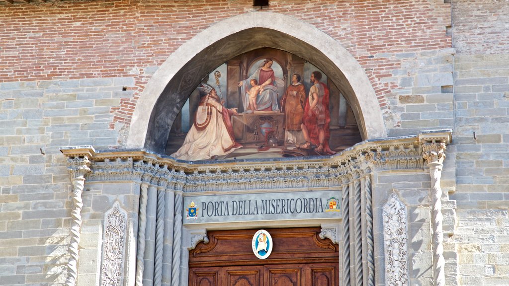 Citta di Castello featuring art, religious elements and signage