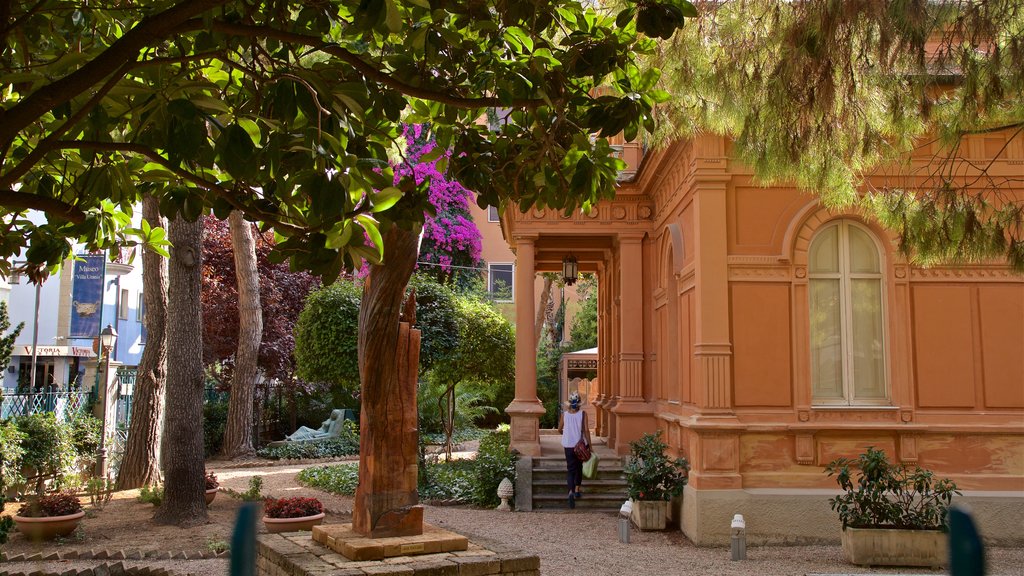 Pescara ofreciendo un jardín y también una mujer