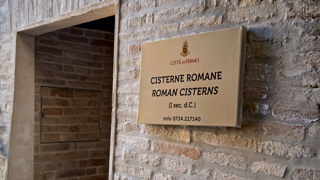 Roman Tanks showing signage