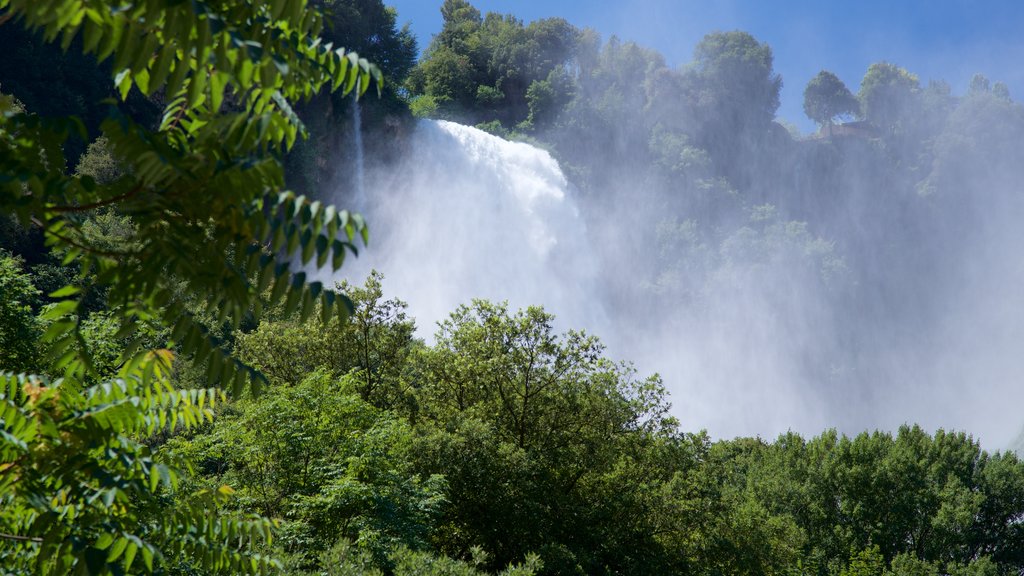 Cascata delle Marmore showing landscape views and a waterfall