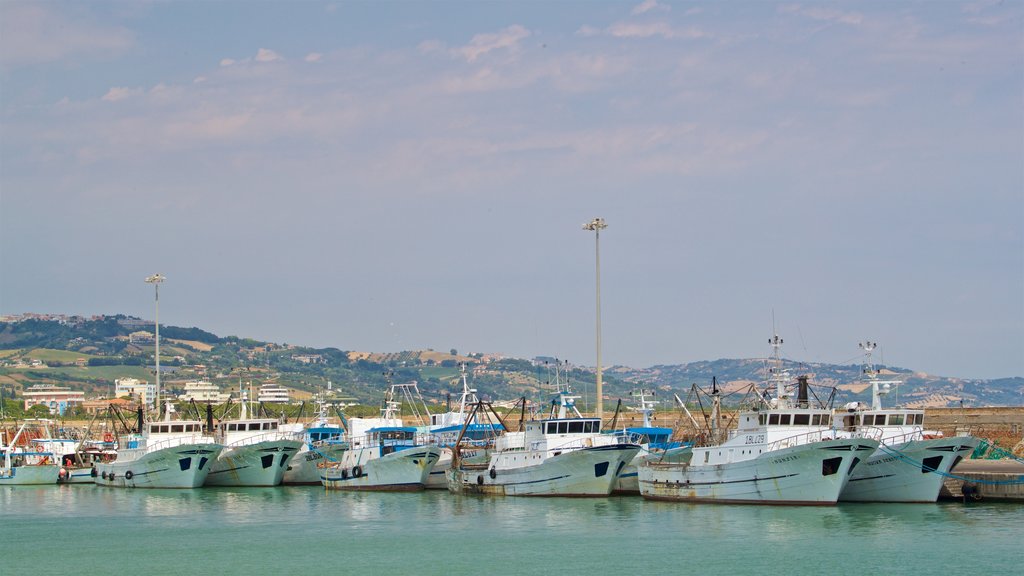 Giulianova Harbor which includes a bay or harbour