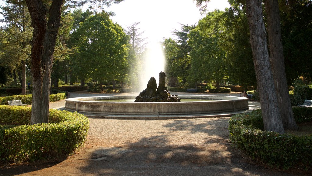 Villa Comunale dei Cappuccini som omfatter et springvand og en have