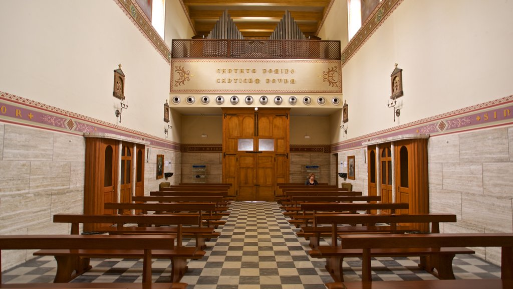 Santuario della Madonna dello Splendore som viser en kirke eller en katedral, interiør og kulturarvsgenstande