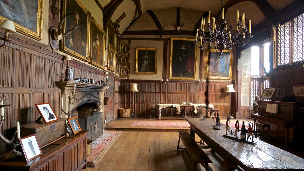 Dorney Court showing art, a house and heritage elements