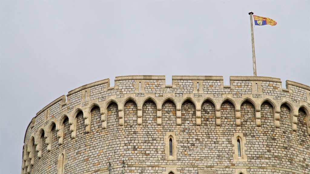 Windsor Castle caracterizando elementos de patrimônio