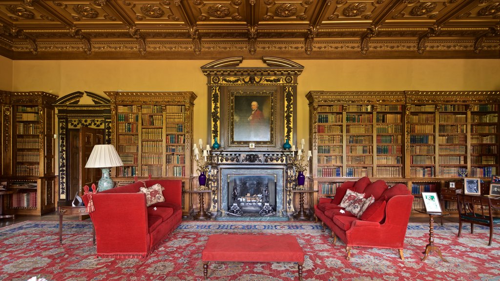 Highclere Castle which includes interior views, heritage elements and a house