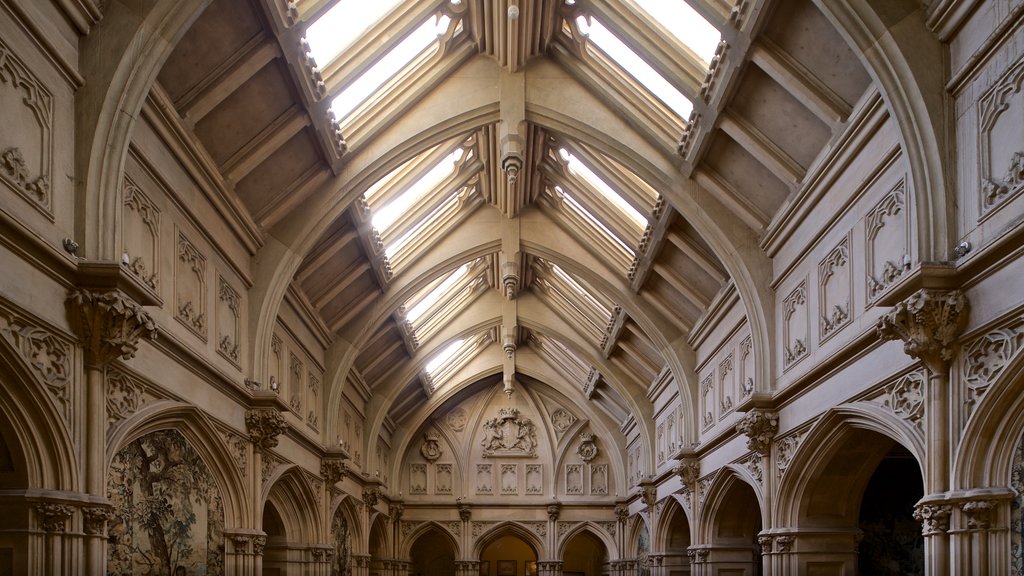 Highclere Castle showing interior views and heritage elements