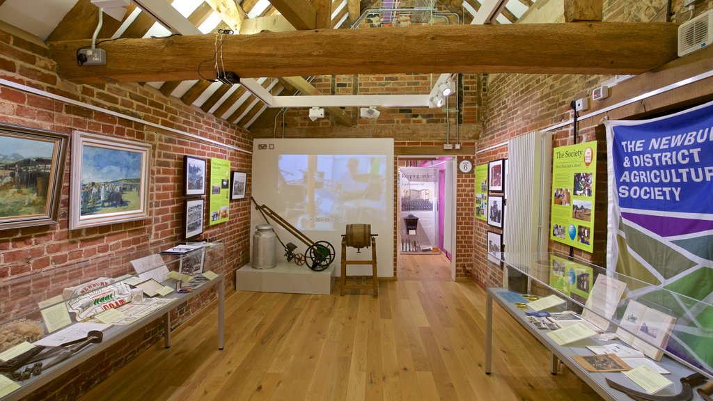 West Berkshire Museum featuring interior views